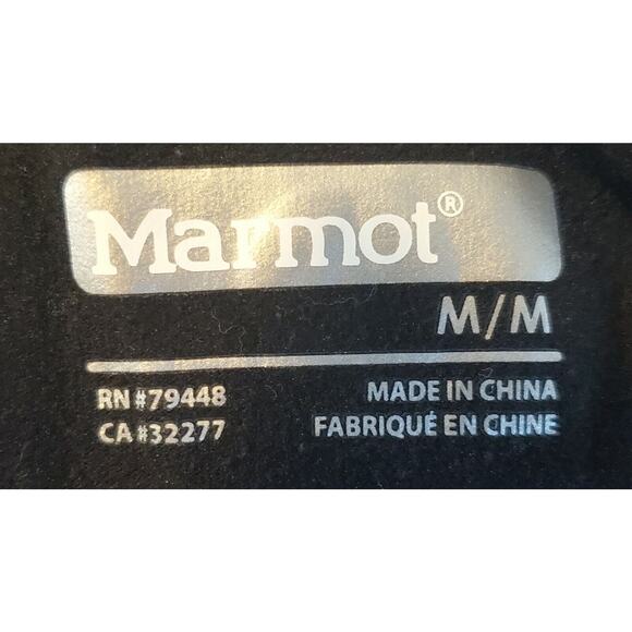 Marmot Womens Medium Black Quarter Zip Pullover Casual Ladies EUC - Picture 5 of 6